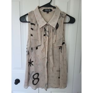 Vena Cava Tan Blouse Size 2